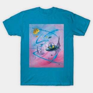 Zap Cat In the Cat Dimension T-Shirt